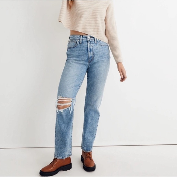 Madewell Denim - Madewell Curvy Perfect Vintage Straight Jeans Kingsbury Wash Size 26 Women’s